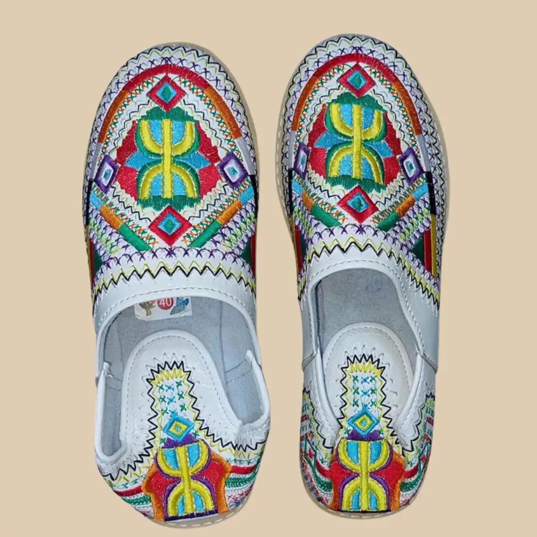 amazighshoecraft™ – Babouche brodée artisanale