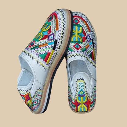 amazighshoecraft™ – Babouche brodée artisanale