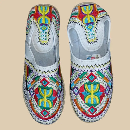amazighshoecraft™ – Babouche brodée artisanale