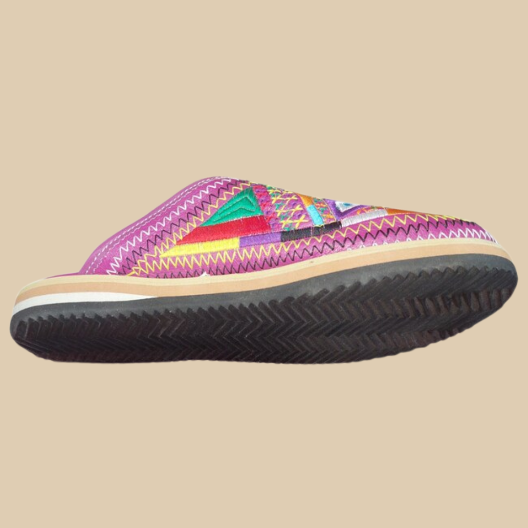 amazighshoecraft™ – Babouche fuchsia vibrante